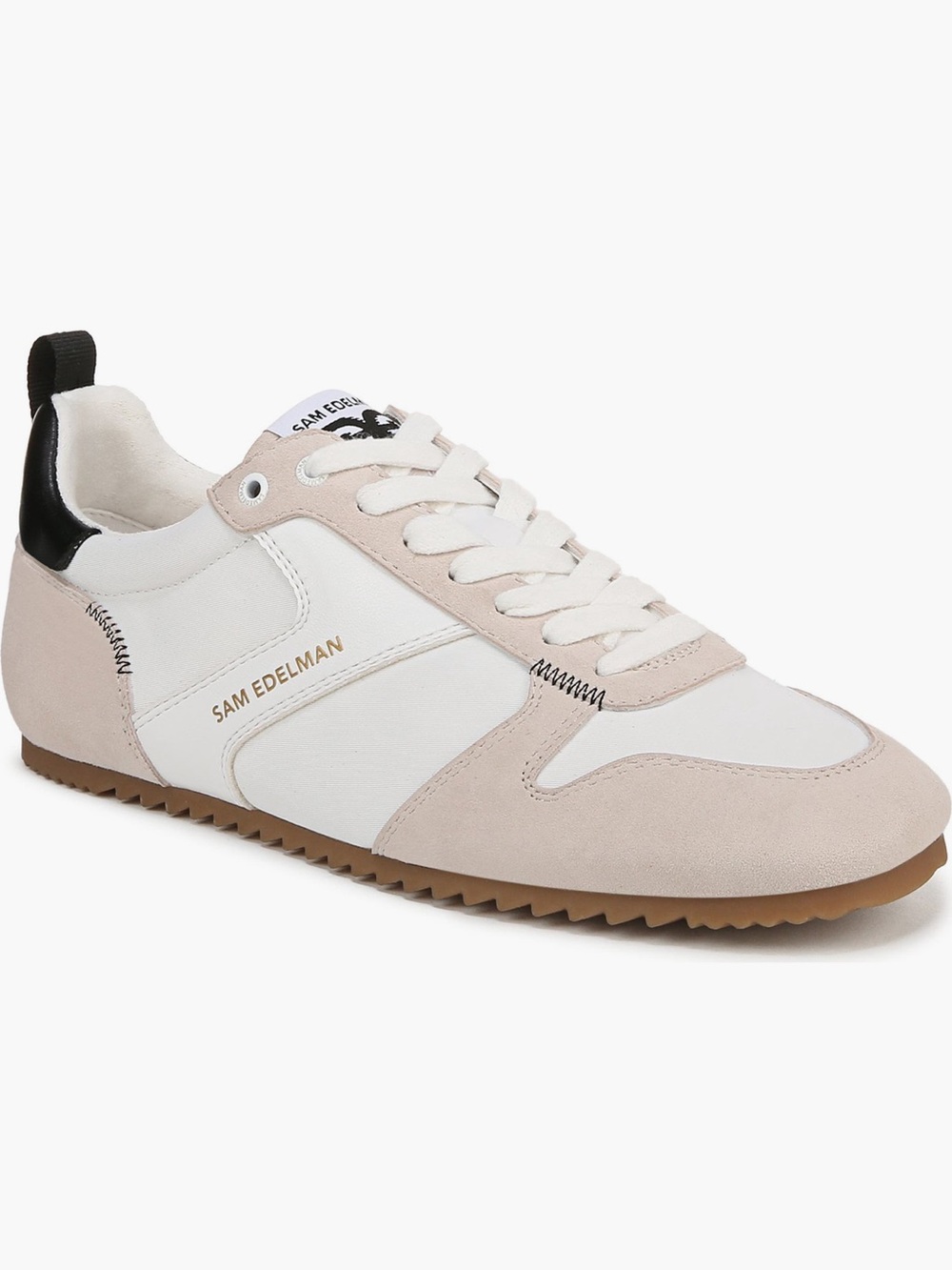 Sam Edelman white/black Zaria Low Top Sneaker NWT
